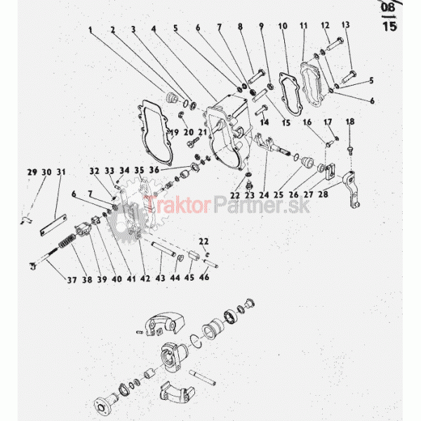 Palivový systém - mechanický výkonostný regulátor
