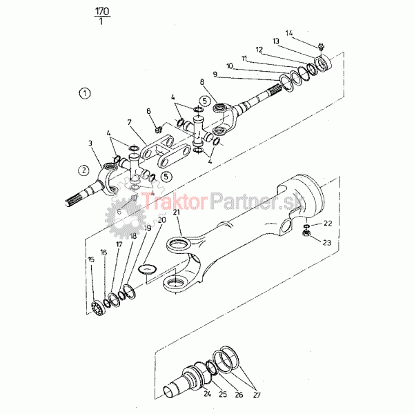 Rozvodovka prednej nápravy