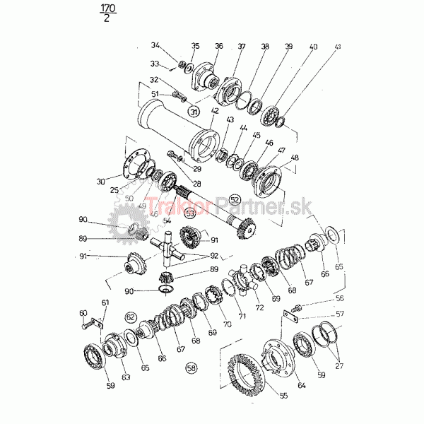 Rozvodovka prednej nápravy