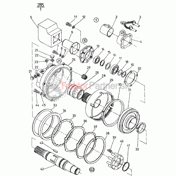 Predný vývodový hriadeľ