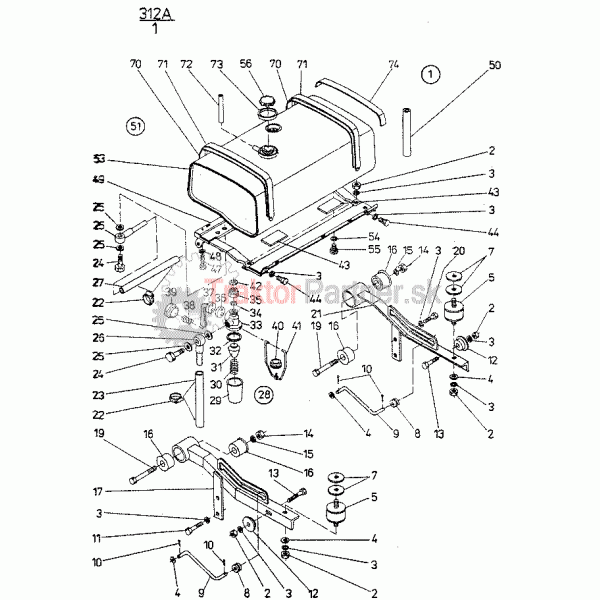 Odklopná nádrž paliva