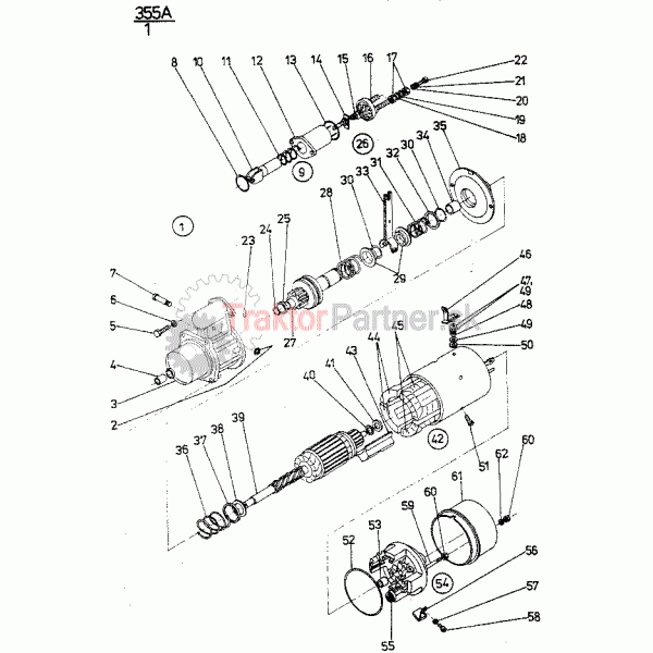 Štartér 24V/3,5 KW