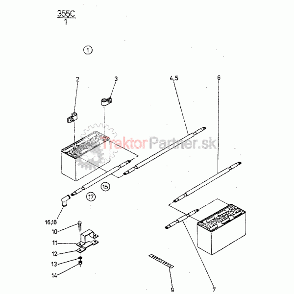 Elektrická inštalácia pre akmulátory