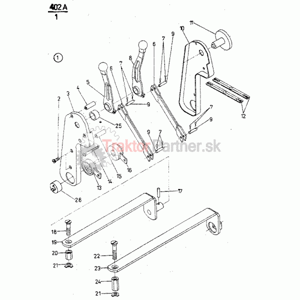 Ovládanie hydraulického rozvádzača