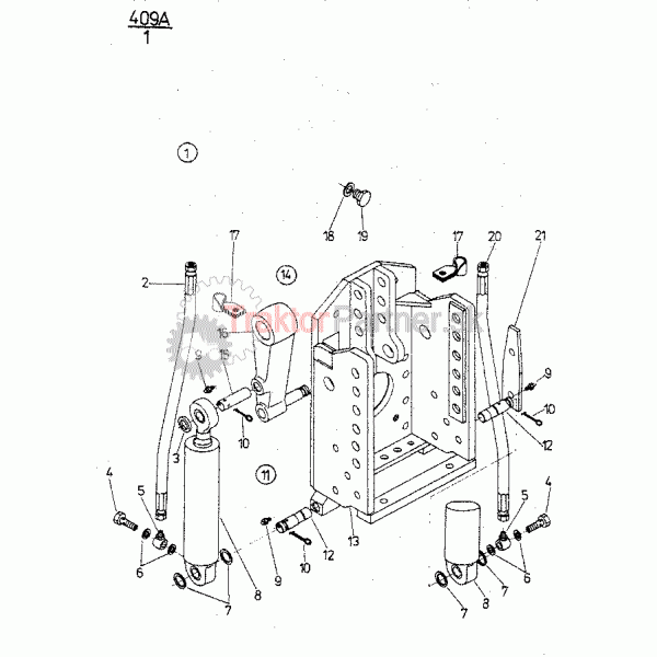 Pomocné válce hydrauliky