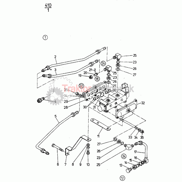 Rozvádzač RBS 10-4/4