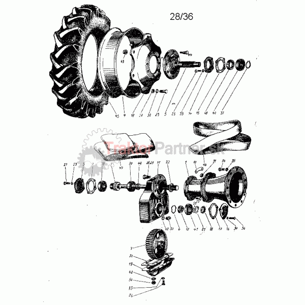 Zadná poloosa s portálom