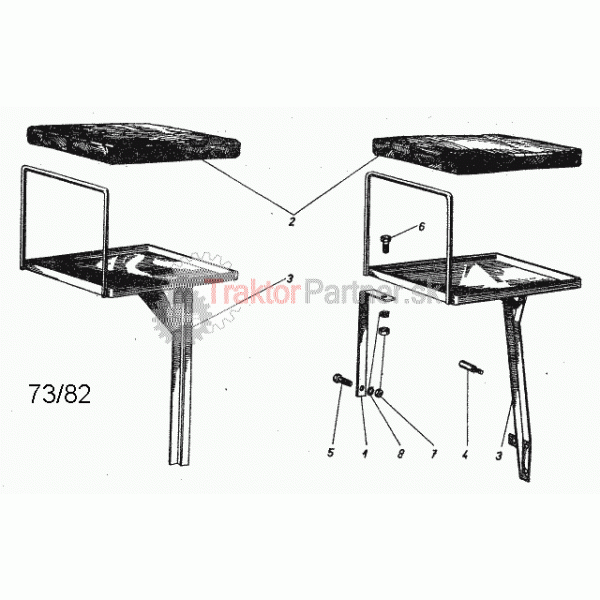 Sedadlo pre spolujazdca