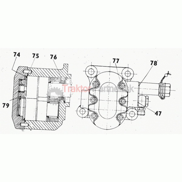Posilovač riadenia - čerpadlo