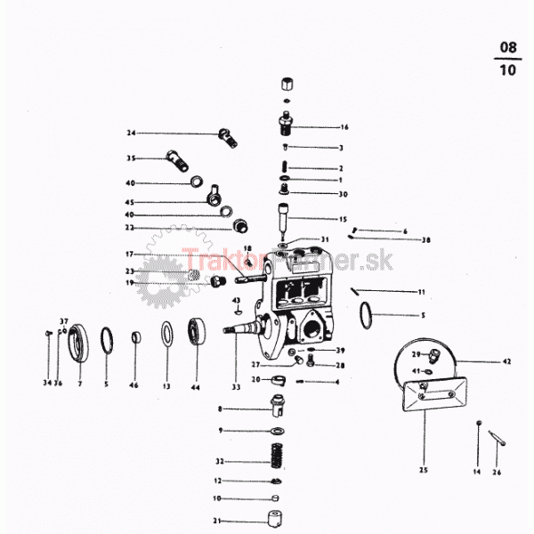 Palivový systém - vstrekovacie čerpadlo