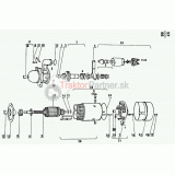 Spúšťač úplný s reduktorom  12V / 2,9KW Jubana - zelený - 53 359 979.153