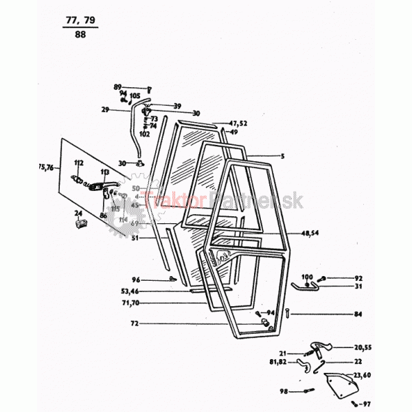 Bezpečnostná kabína - BK - Letostroj Letovice (Z 6011 - Z 7045)