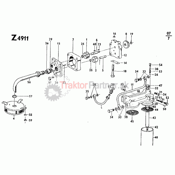 Mazací systém (Z 4911, Z 4911 UBK)