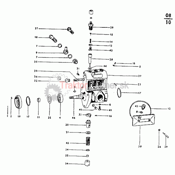 Palivový sytém - vstrekovacie čerpadlo