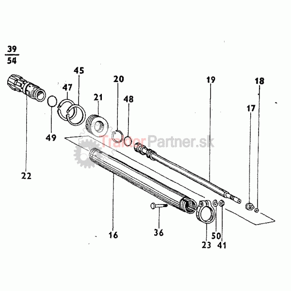 Válec posilovača radenia