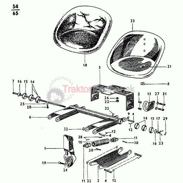 Sedadlo (Z 4911, Z 5911, Z 5945, Z 6911, Z 6945)