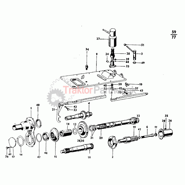 Vývodový hriadeľ pre 540 a 1000 ot/min (Z 5911 - Z 6945 UBK)