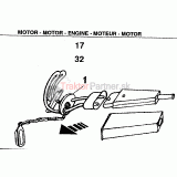 Ohrievač chladiacej  kvapaliny typ 4619/220 V/1000 W - 6901 1730.6