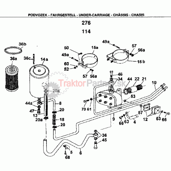 Hydrostatické riadenie 4X2  Z 3321,4321,5321,6321,7321