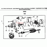 Spúšťač úplný s red.  12V / 2,9KW čierny - 53 359 979.152