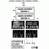 Štítok svahovej dostupnosti 12* - 5911 6689