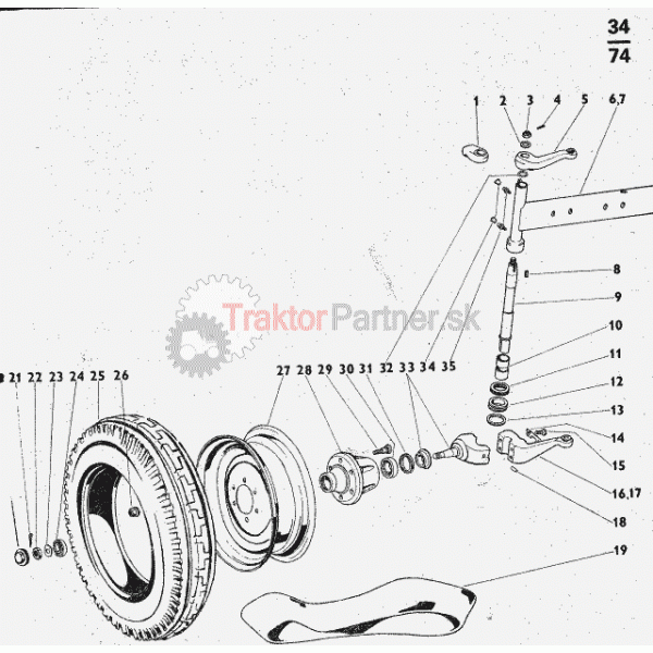 Nastavce pre pevne kolesa - pre pneumatiky