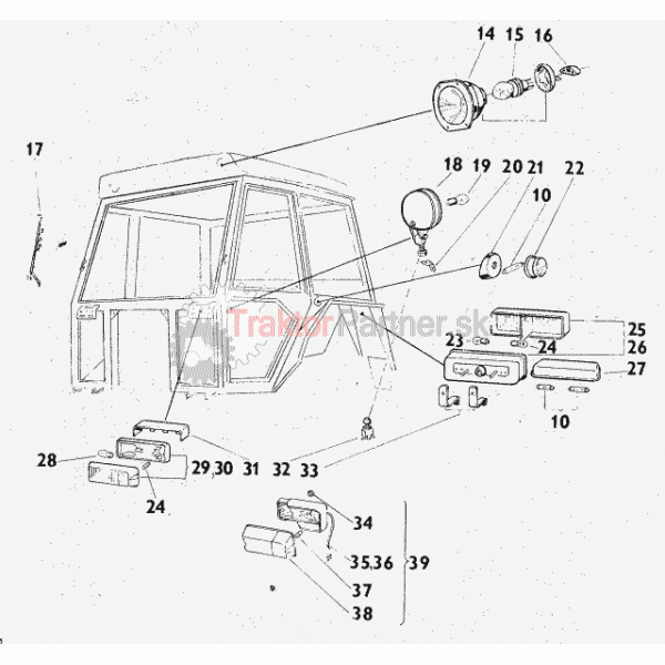 Elektrická inštalácia kabíny