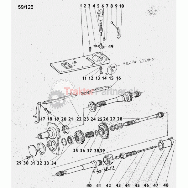 Vývodový hriadeľ pre 540 a 1000 ot. (min-1