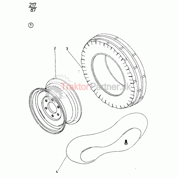 Predné kolesá 7,50-20''