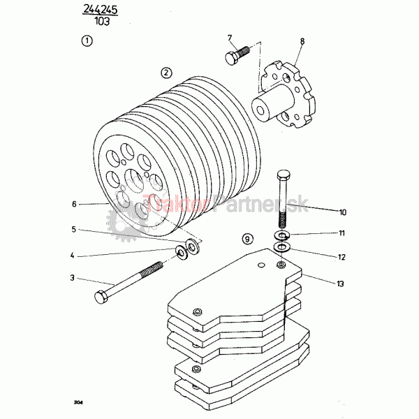 Závažie predné a zadné