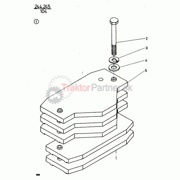 Závažie predné horné