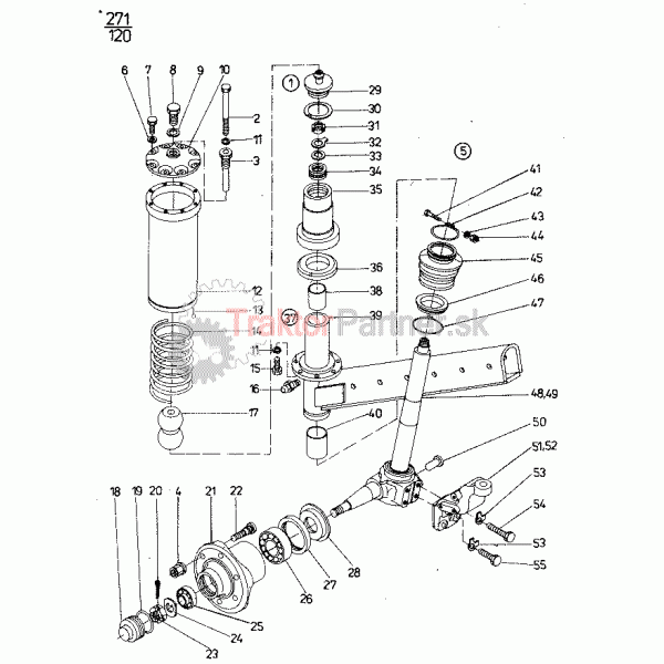 Odpružené nástavce