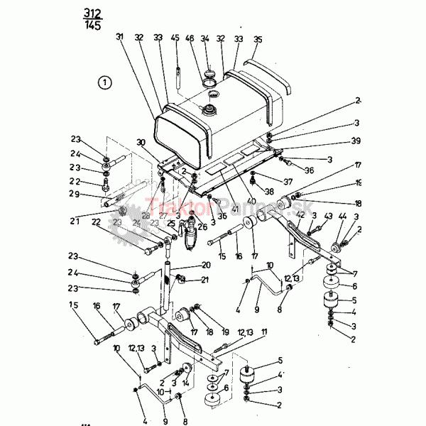 Odklopná nádrž paliva