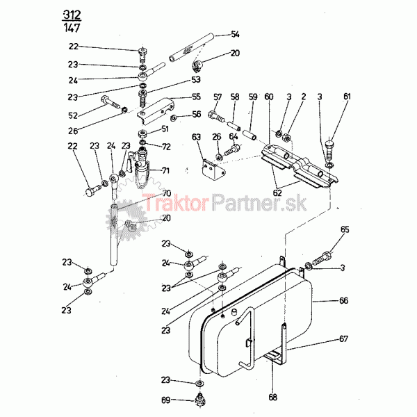 Odklopná nádrž paliva