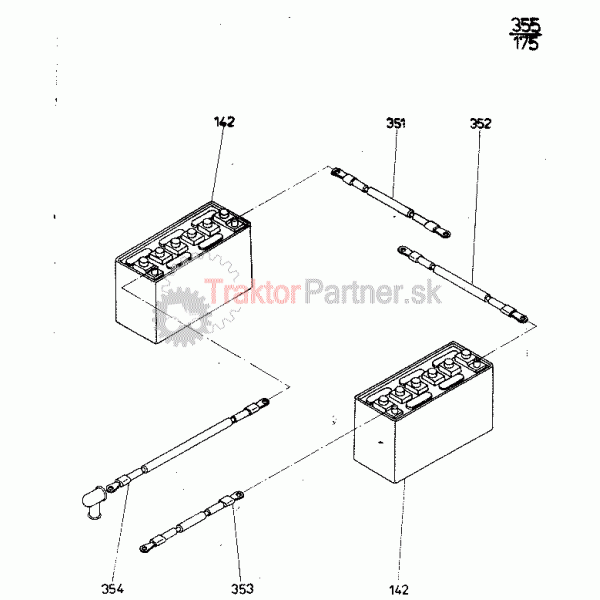 Elektrická inštalácia 1 - Zapojenie 2 batérií