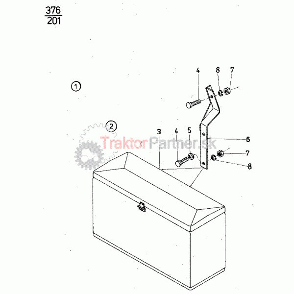 Skrinka na prídavné osvetlenie