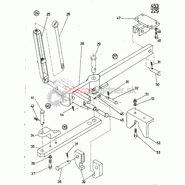 Spodný univerzálny záves