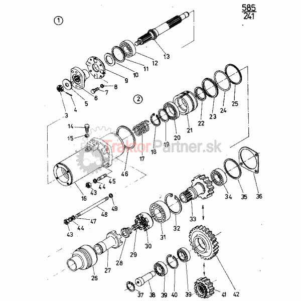 Spojka prednej nápravy