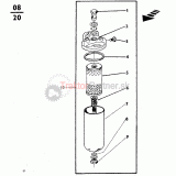 Tesniaci o-krúžok 20x2 [MVQ biela gumička, silikóm] - 97 4535