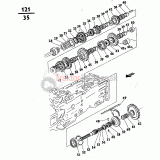 Poistný krúžok 45 ČSN 02 2925.2 - 97 0172