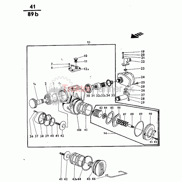 Nezávislé čerpadlo hydrauliky