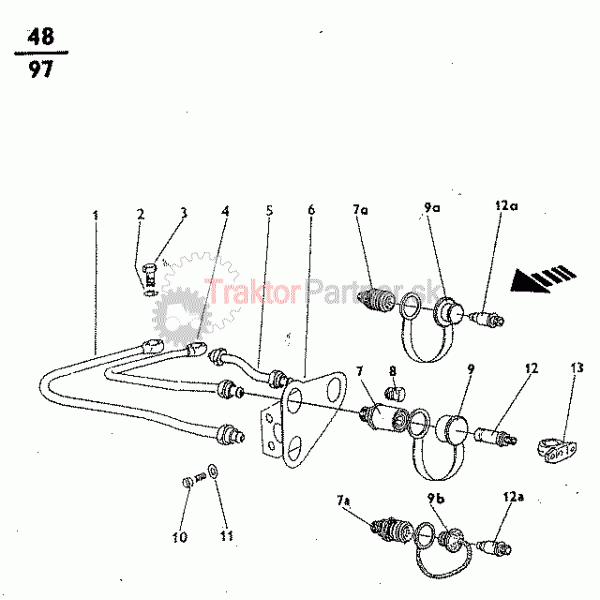 Vonkajší vývod regulačnej hydrauliky