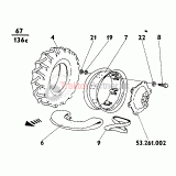 Podložka 16  Zn Perová - 99 4794