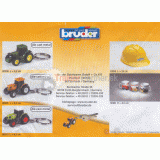 hračka Kľúčenka traktor CLAAS L = 4,2 cm 1:128 [BRUDER] - 00310