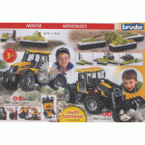 Hračka -Príves za traktor-kosačka CLAAS trojitá L=23,5cm [BRUDER] - 02218