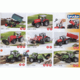 Hračka - Traktor AGROTRON s nakladačom 8-kolesový L = 38 cm trieda - 02073
