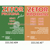 Katalóg náhradných dielov pre traktory Zetor 6421 - 8441 - 222.212.392
