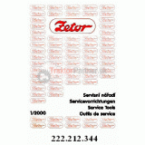 Katalóg servisního náradia na Zetor - Aktualizované vydanie - 222.212.344