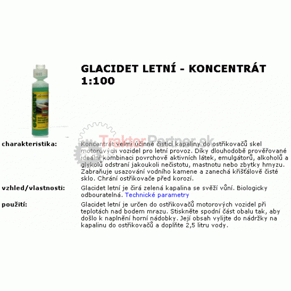 GLACIDET Letný - koncentrát 1:100