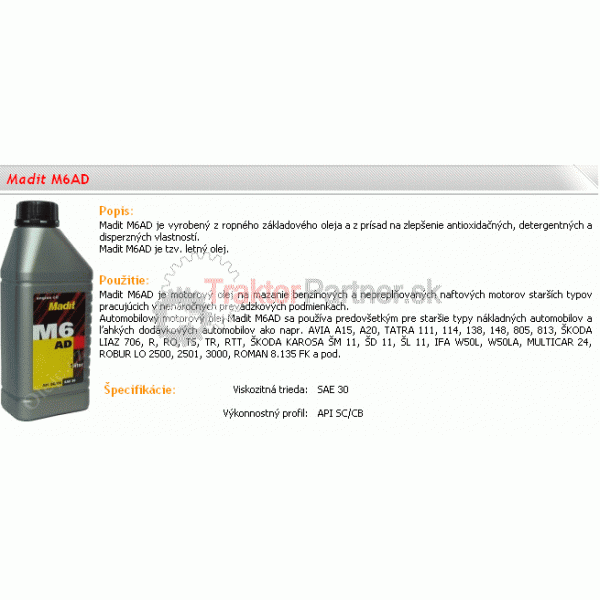Olej Madit M6AD